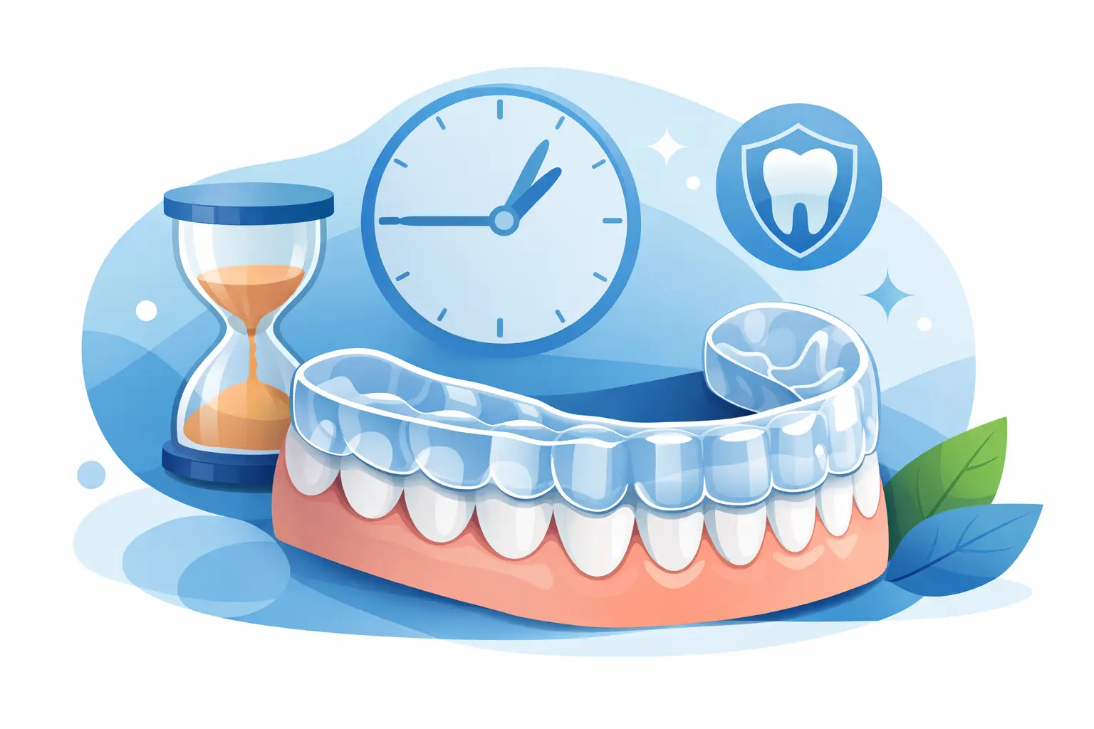 Quanto tempo dura placa oclusal em PMMA?