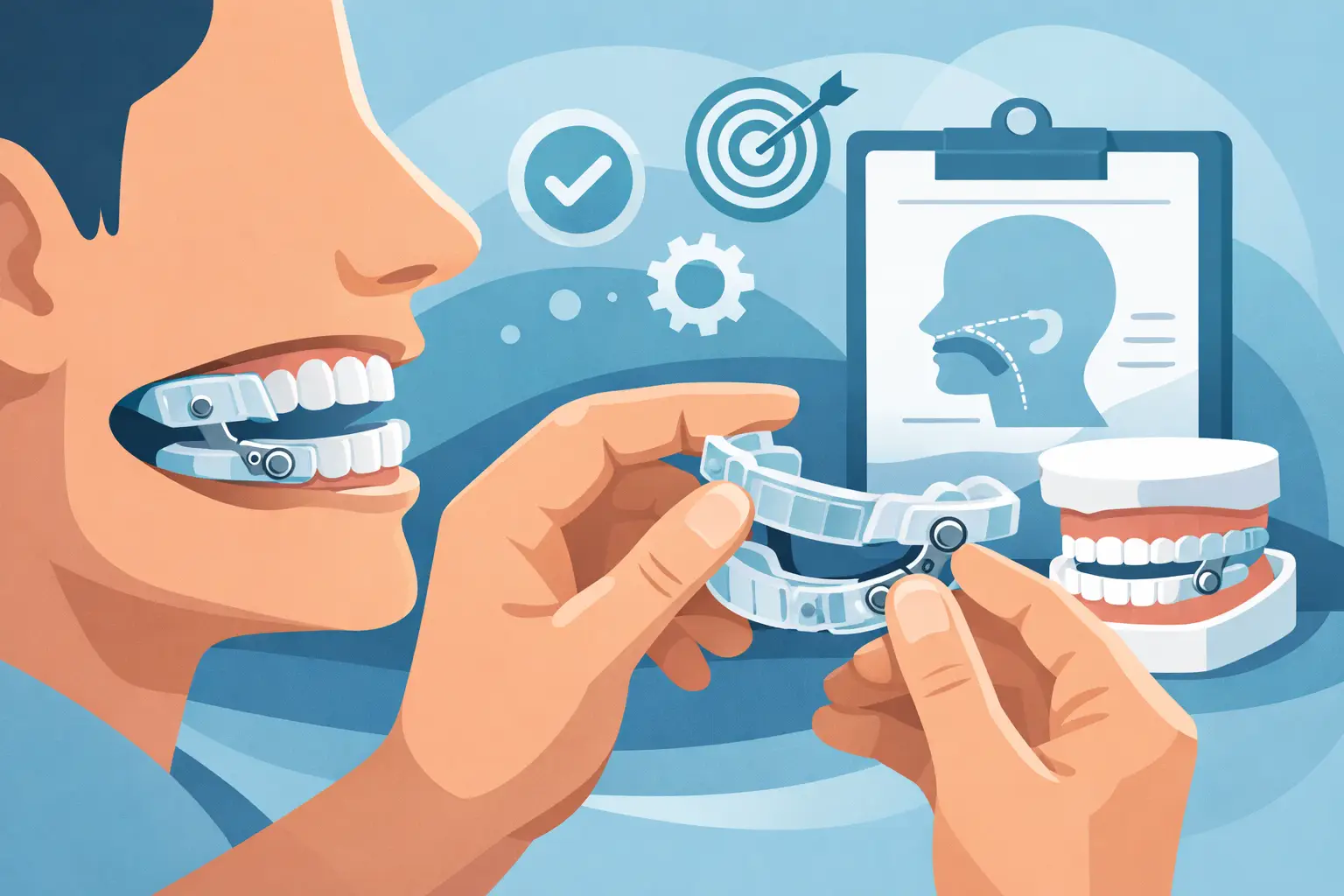 Como melhorar o ajuste do aparelho intraoral