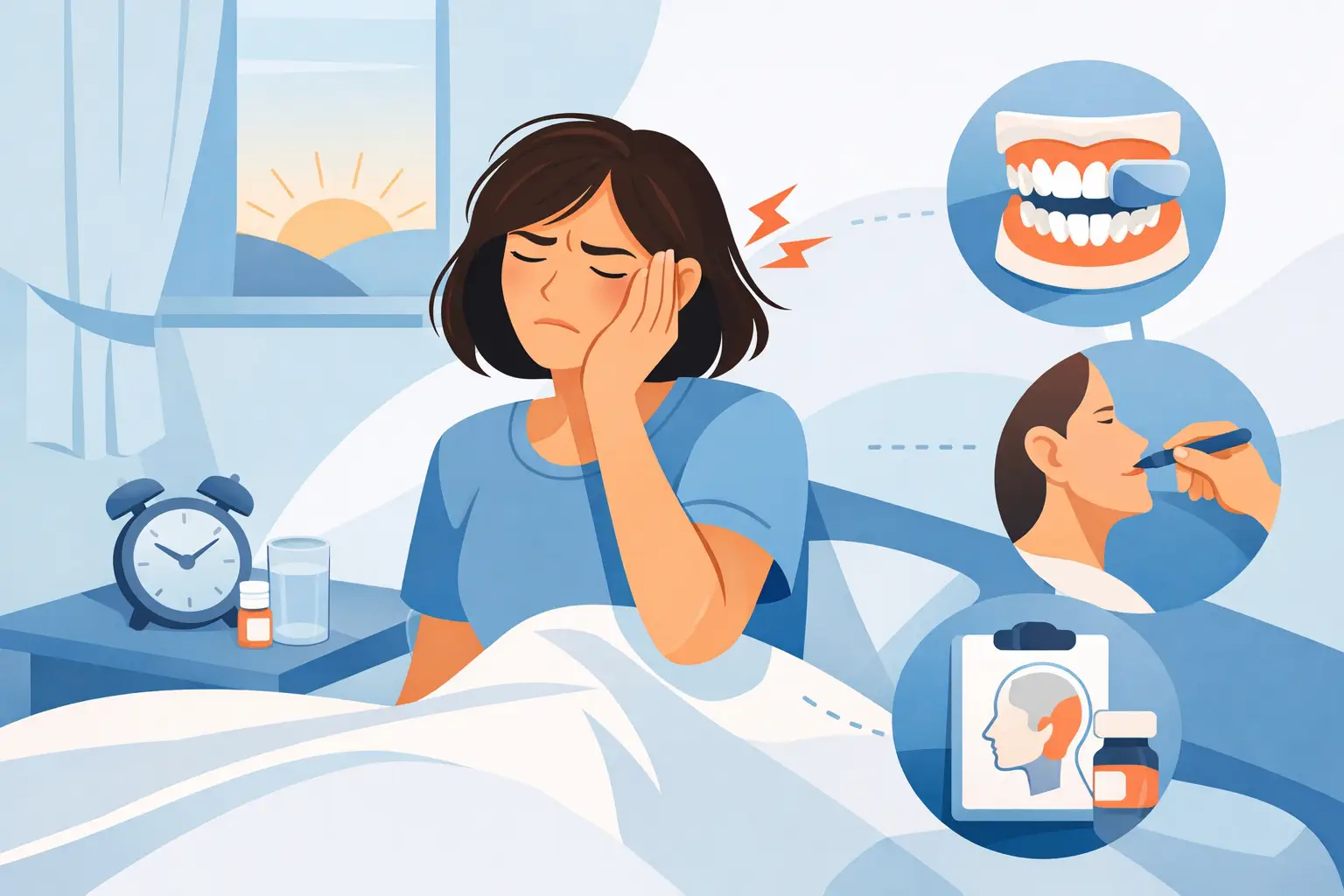 Dor facial ao acordar: qual tratamento funciona?