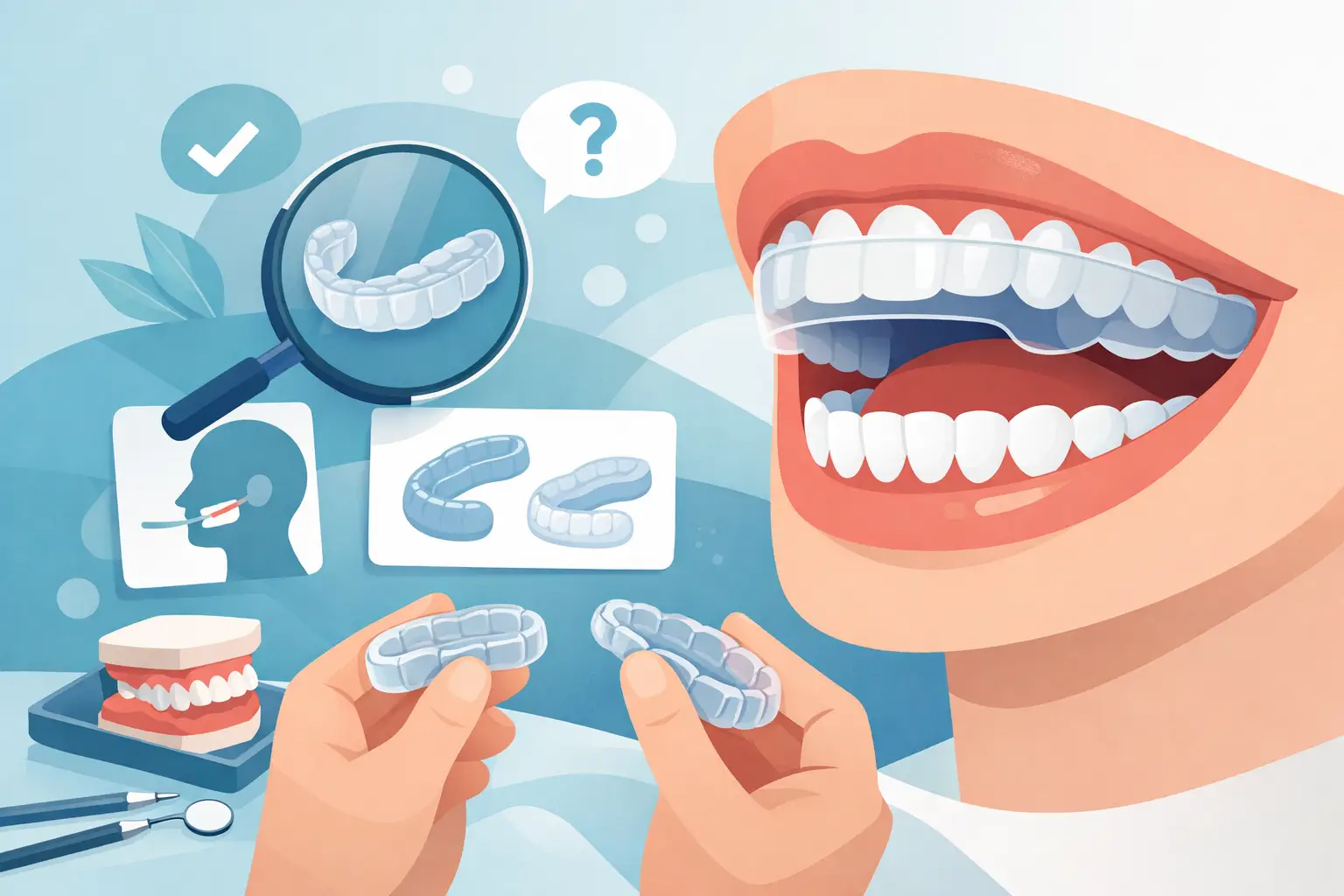 Como escolher placa oclusal personalizada