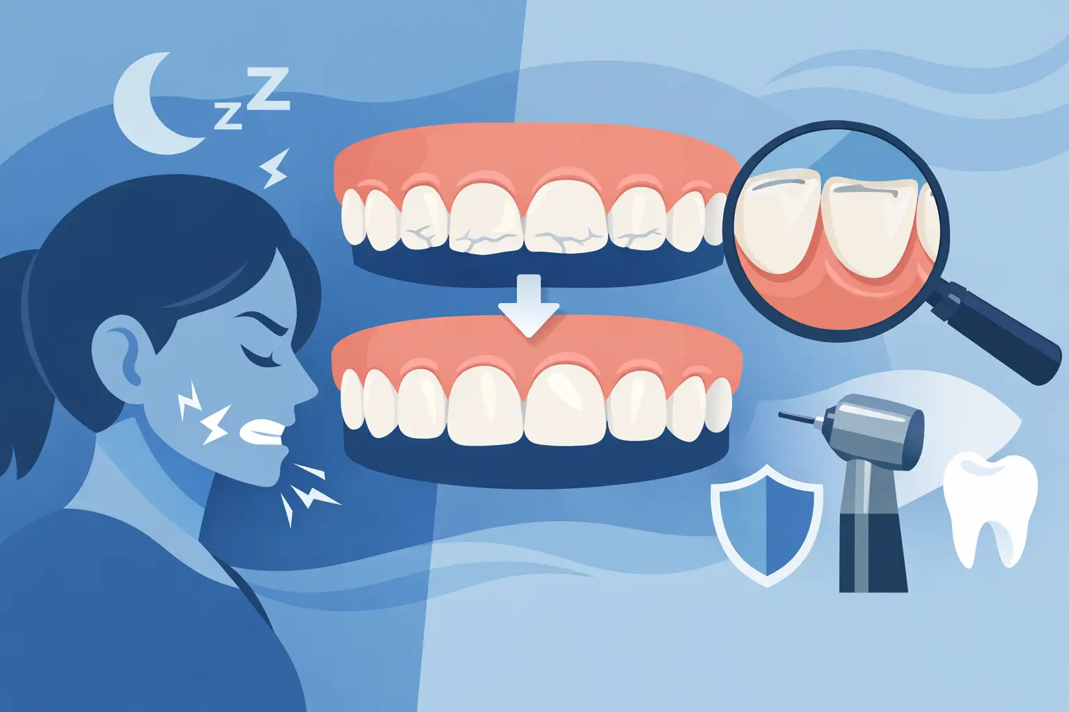 Como tratar desgaste dental por bruxismo