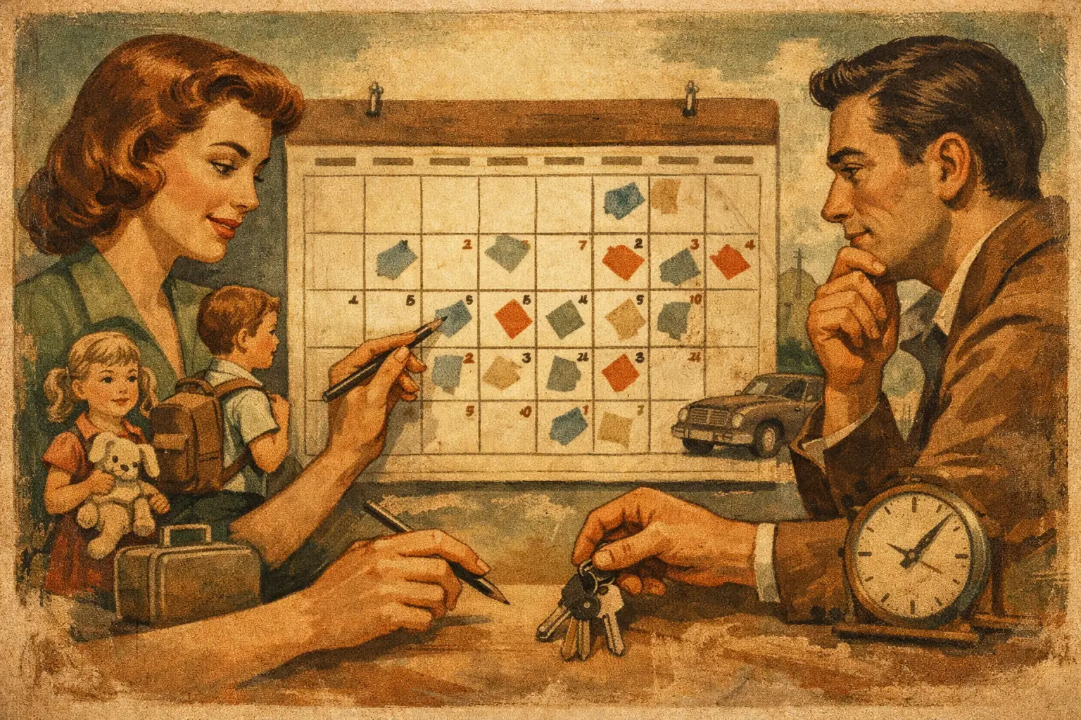 How a Co Parenting Calendar Reduces Weekly Stress