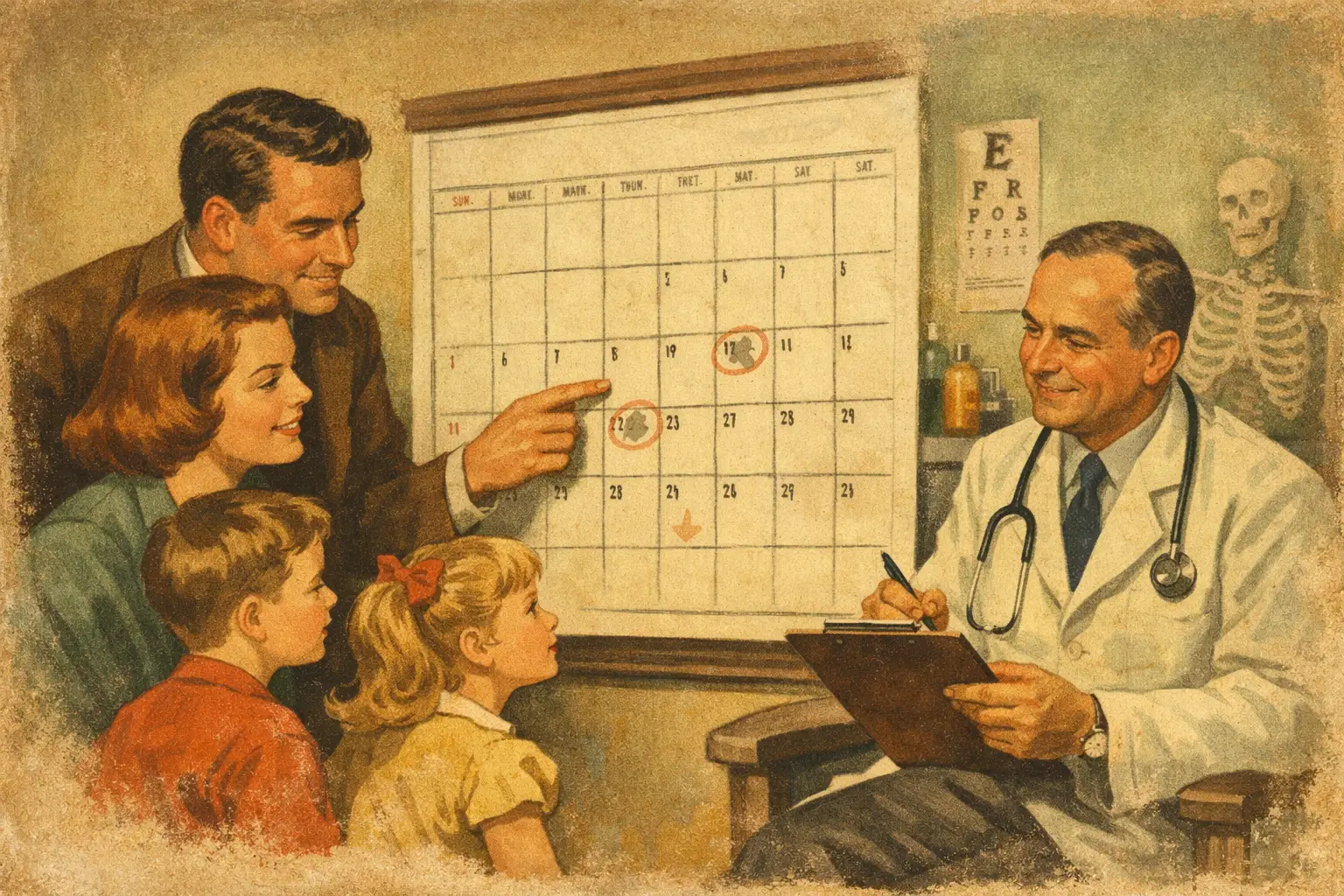 Family Medical Appointment Calendar That Works