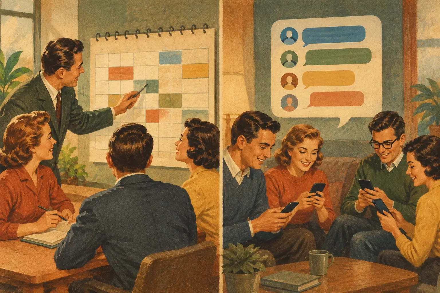 Shared Calendar Versus Group Chat: Which Works?
