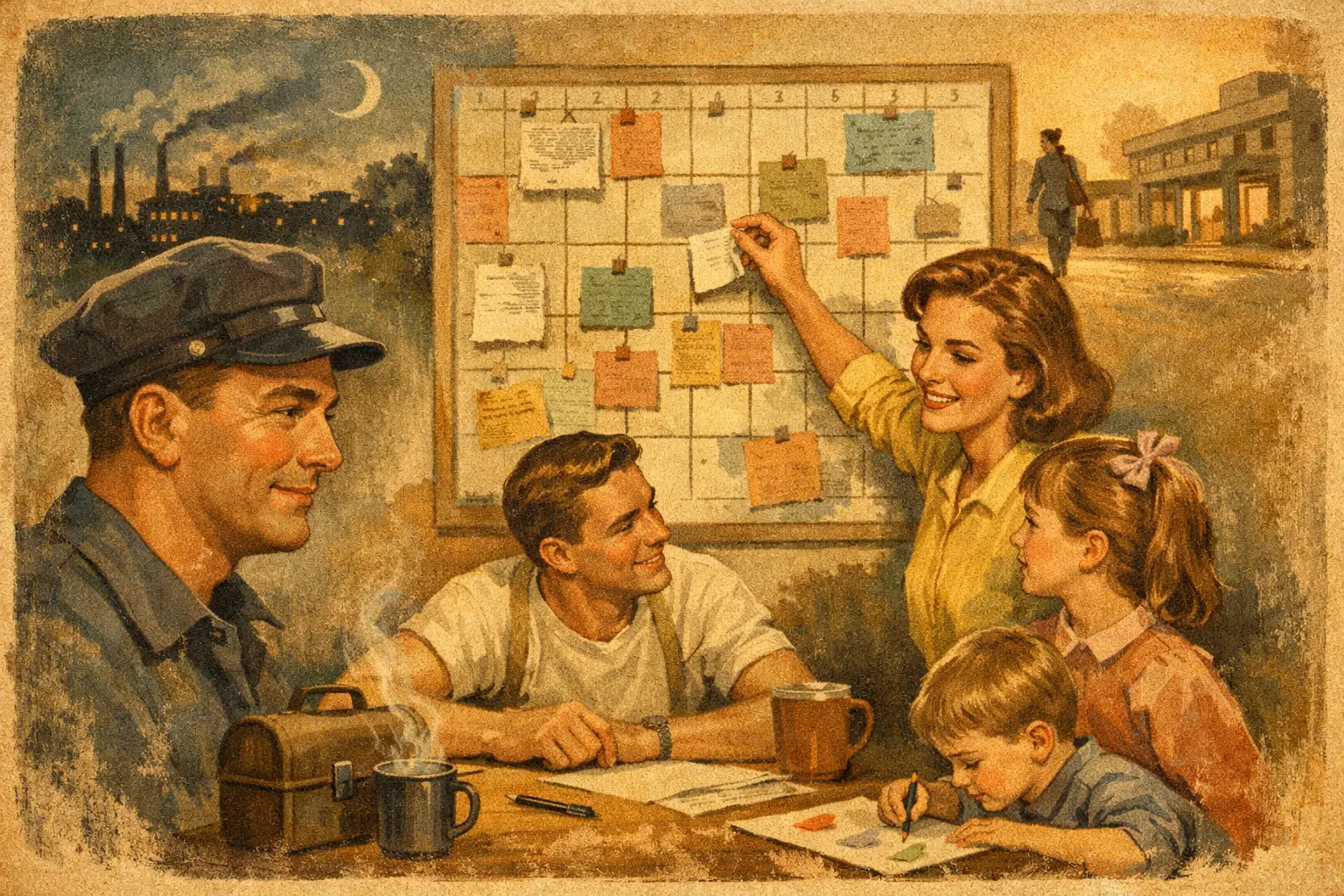 Family Calendar for Shift Workers That Works