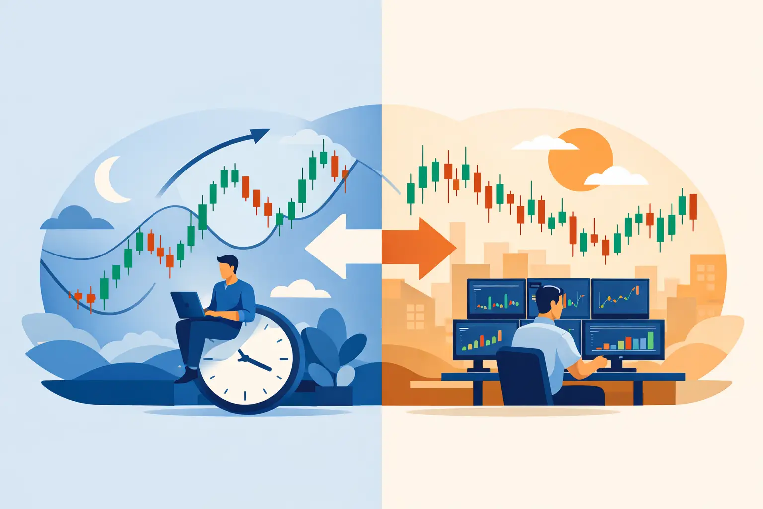 Swing Trading vs Day Trading