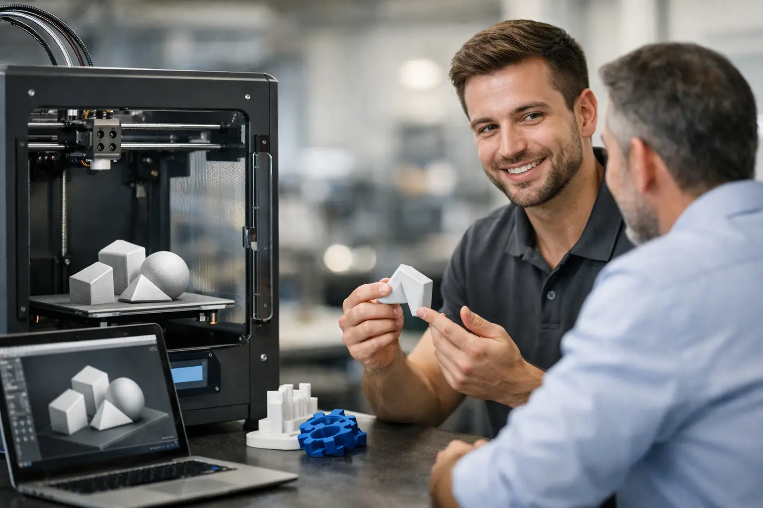 Qual suporte esperar do fabricante de impressora 3D?