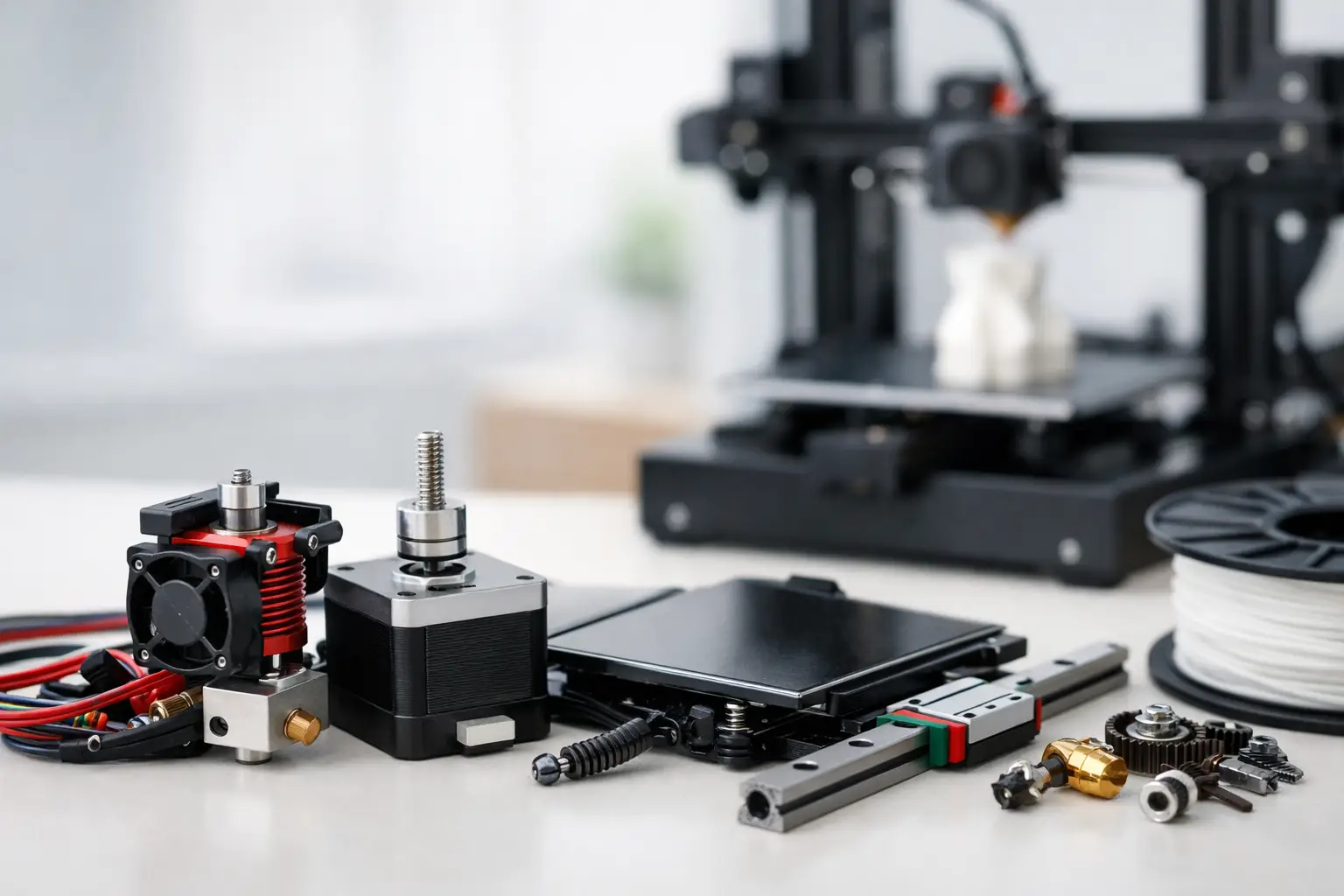 Peças para Impressora 3D Nacional com Suporte
