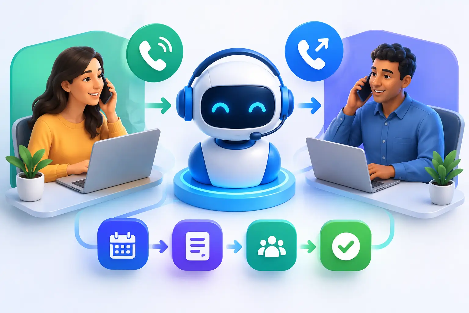 Inbound Outbound AI Calling That Moves Work Forward