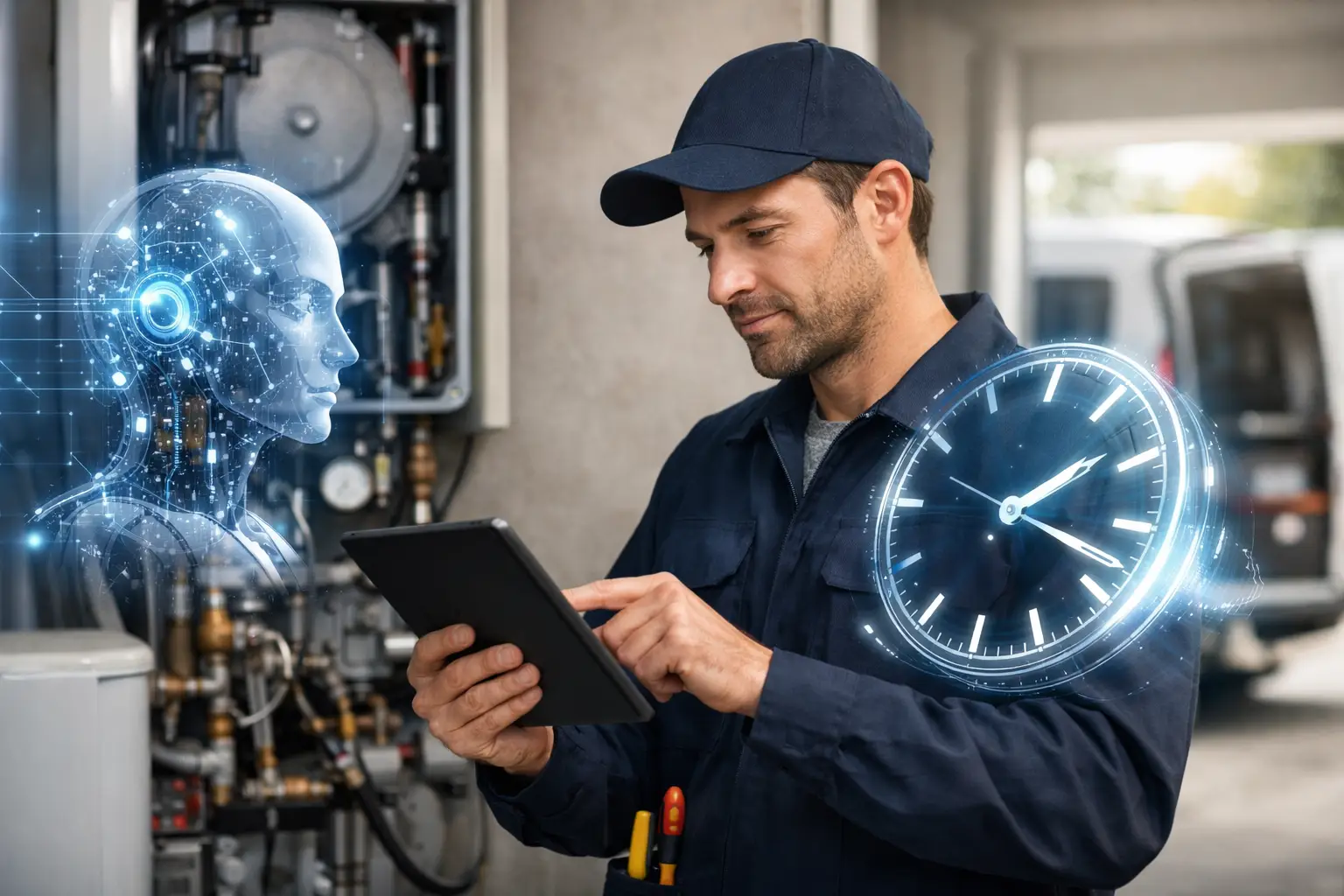 KI im SHK-Handwerk spart Zeit im Service