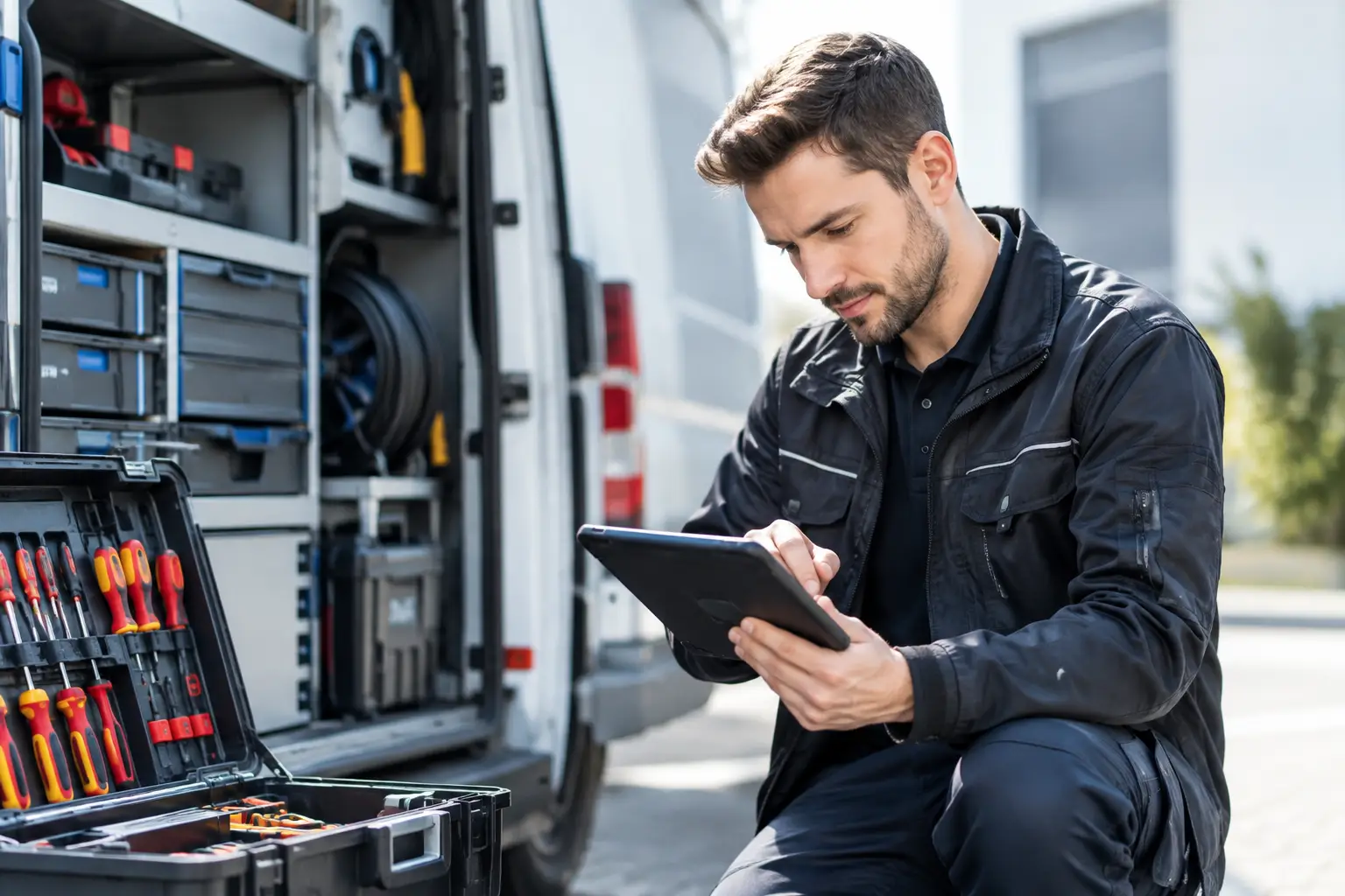Servicetechniker Tools, die im Einsatz Zeit sparen