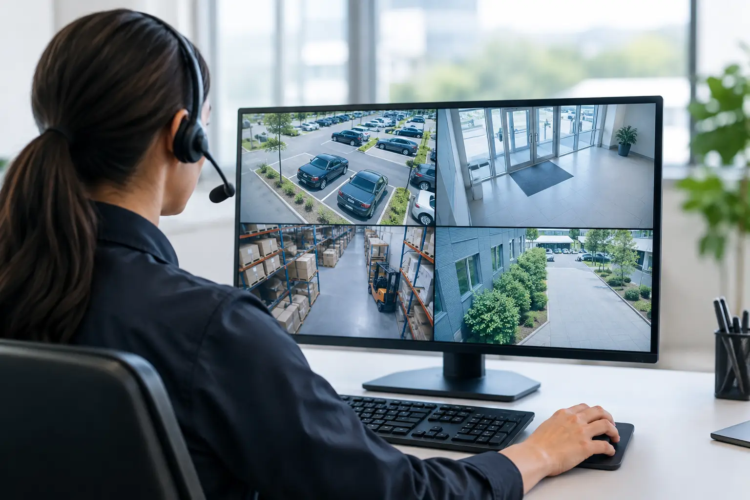 Commercial CCTV Monitoring That Supports Response