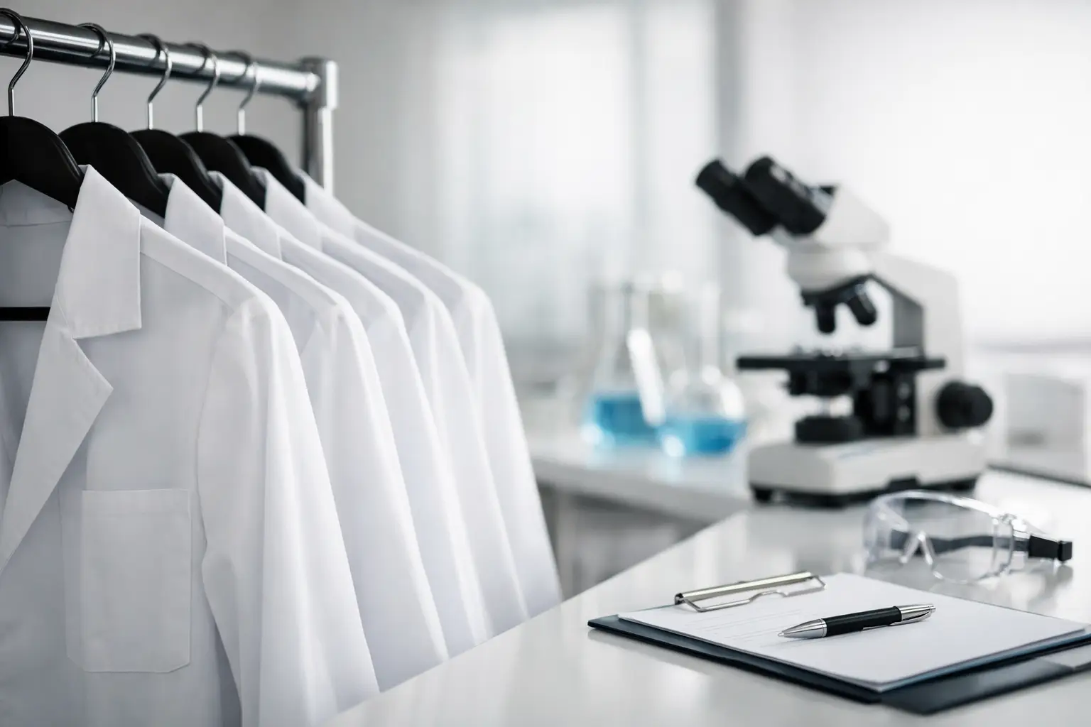 Studium zakupu fartuchów dla laboratorium