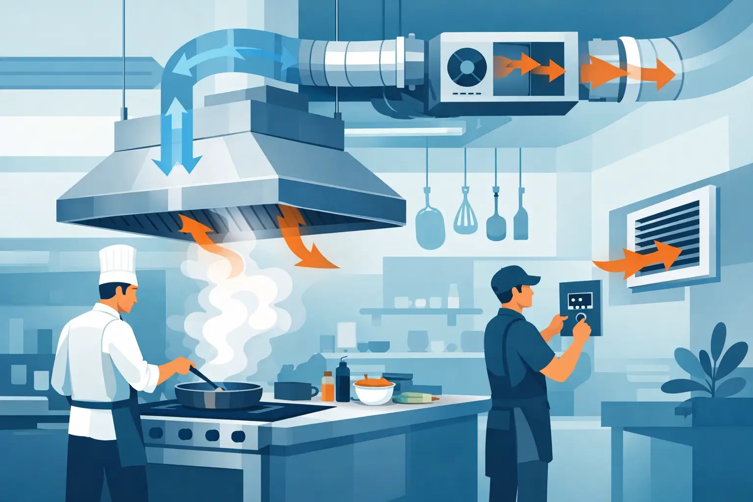 Luchtbehandeling voor horeca keuken verbeteren