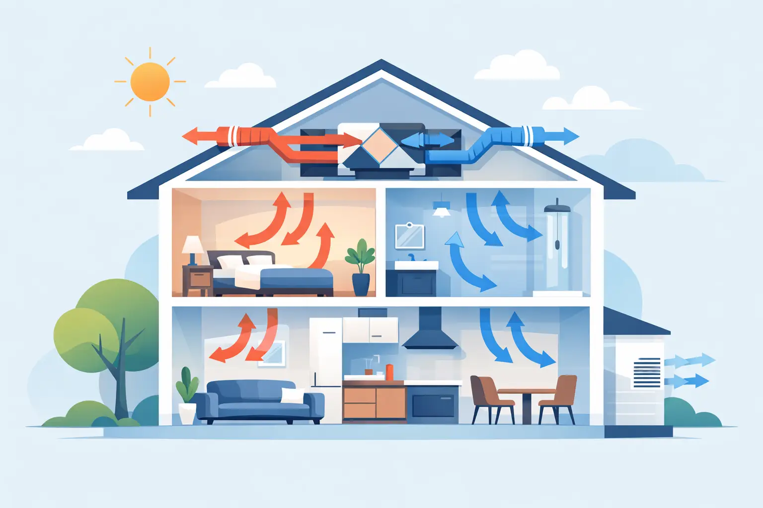 Hoe werkt een WTW-installatie in uw woning?