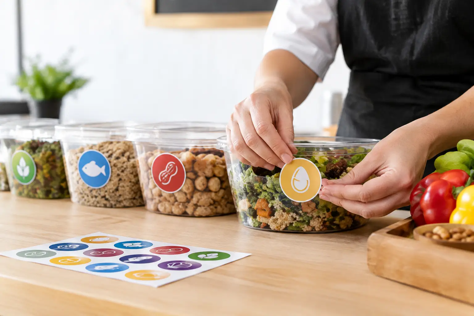 How to Create Food Allergen Labels for Your Stall