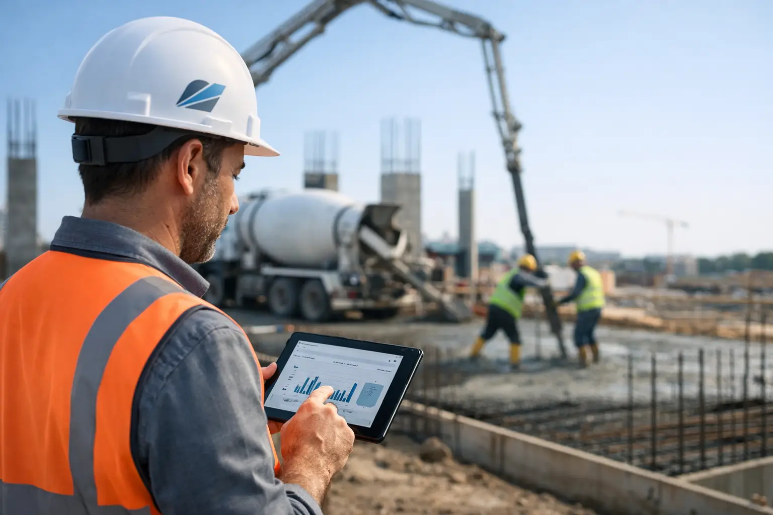 Software control de concreto para obras sin desvíos