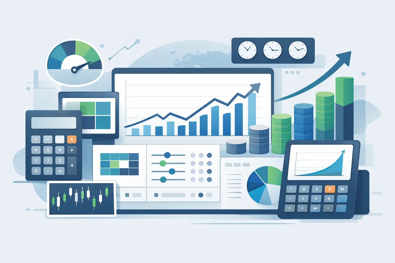 How a Forex Compounding Calculator Plans Growth
