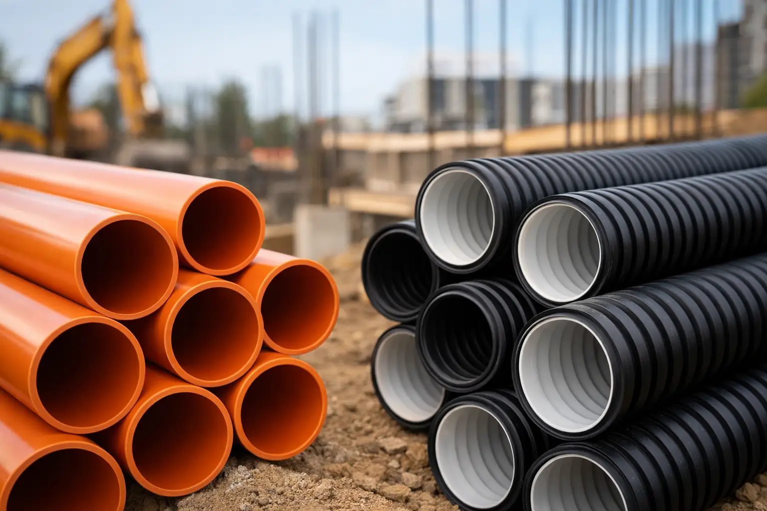 Tubo liso ou corrugado: qual escolher na obra?