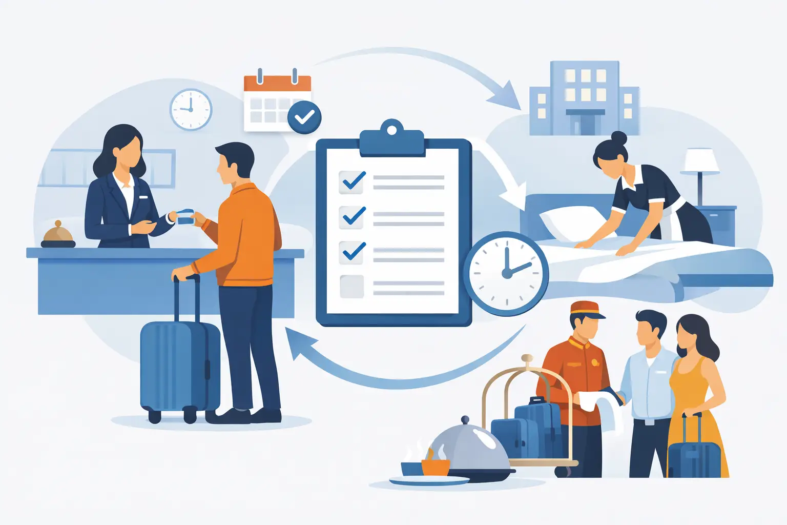 Gestione ospiti hotel: come coordinare ogni fase