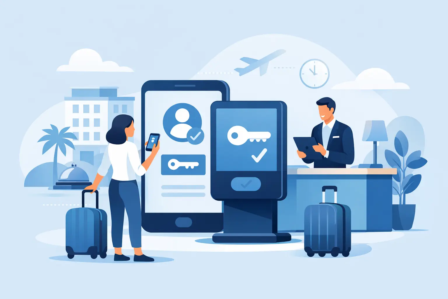 Check-in digitale hotel per ridurre le attese