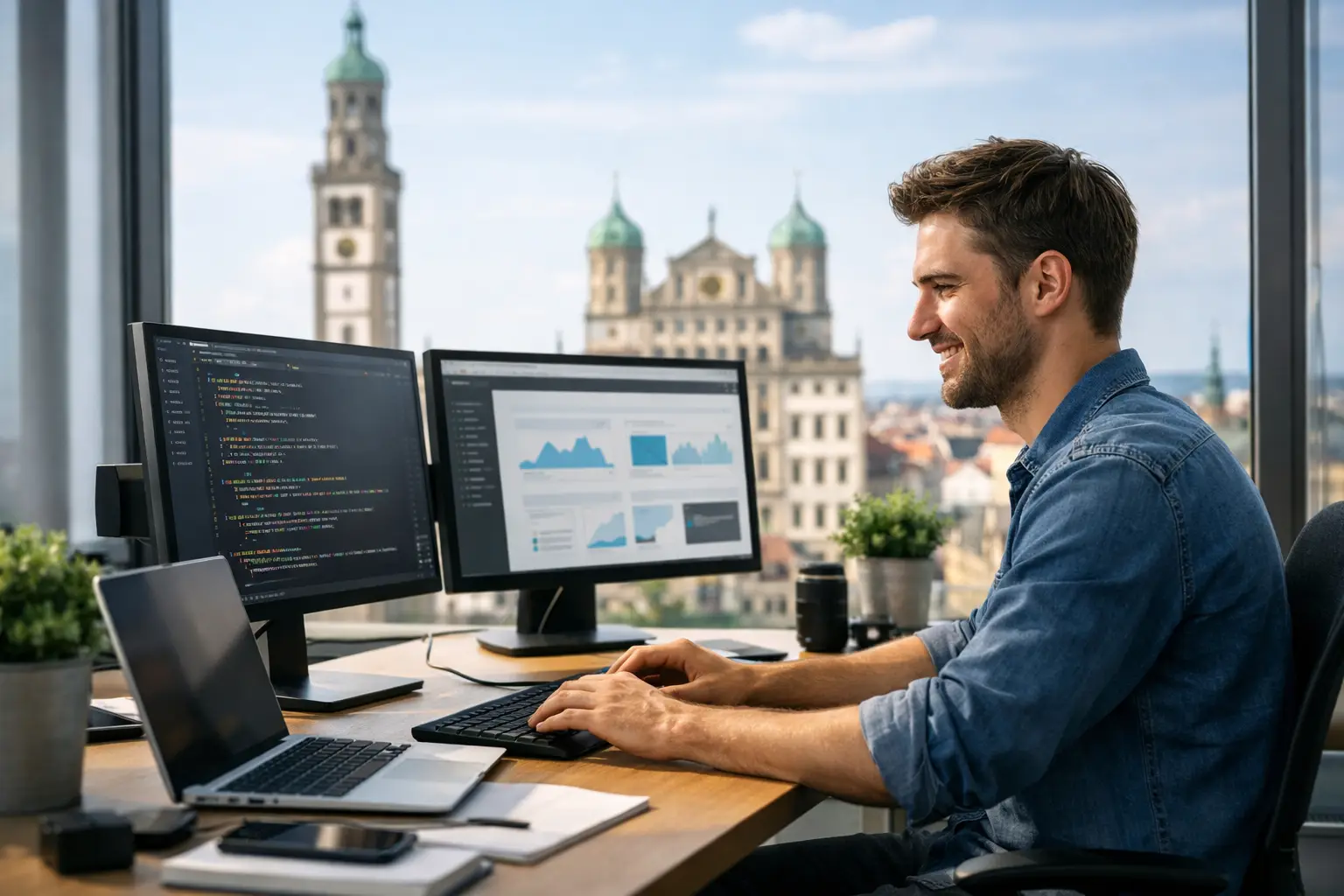 Webentwickler Augsburg für Wachstum mit System | Midnight Motion