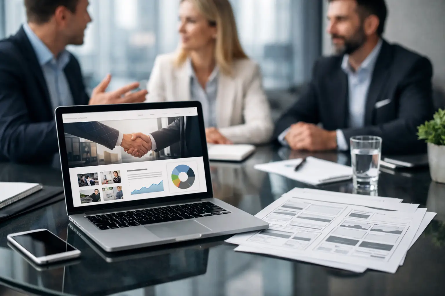 Premium Website Konzept für B2B-Dienstleister