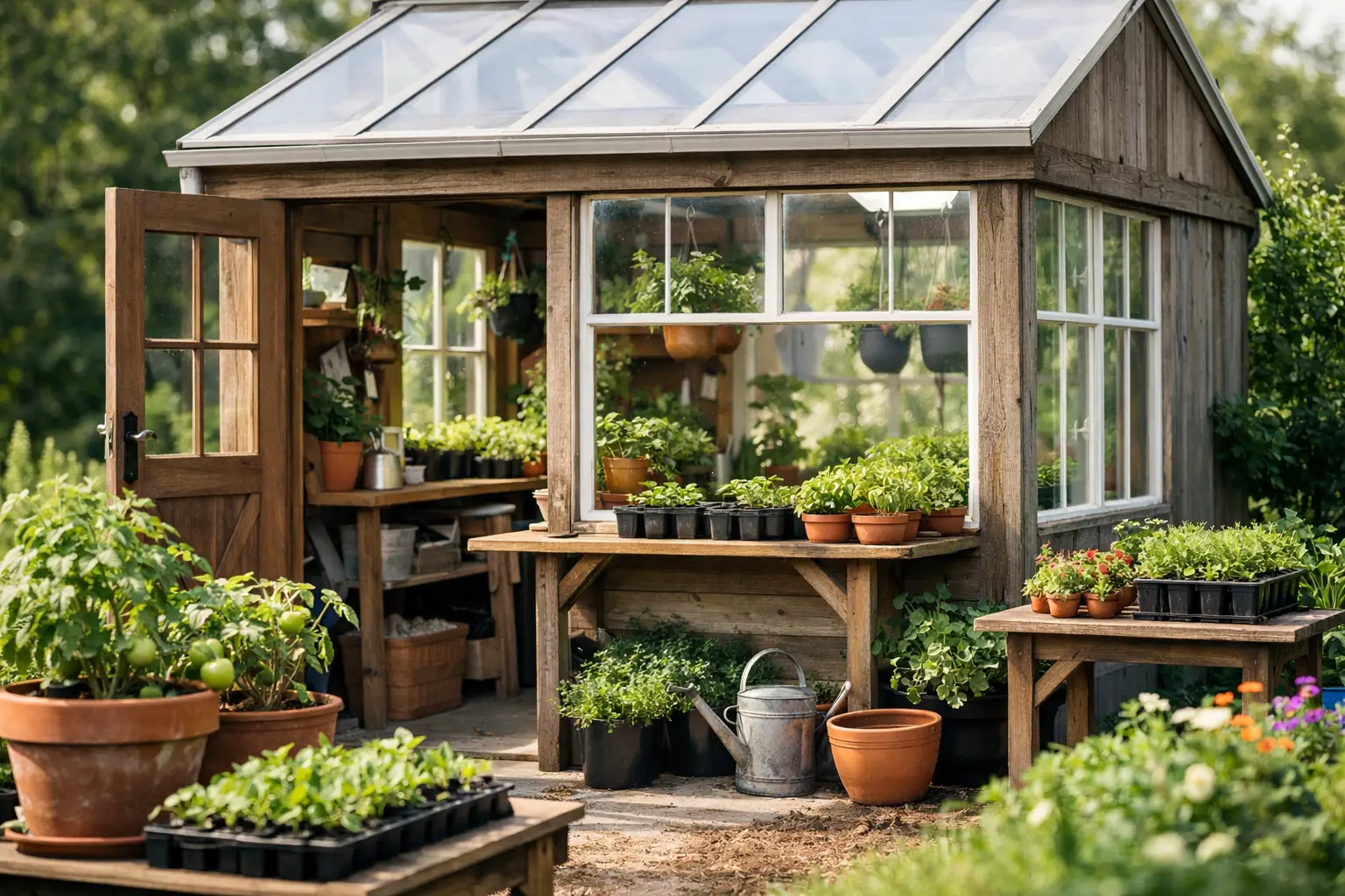 Can You Use a Potting Shed as a Greenhouse?