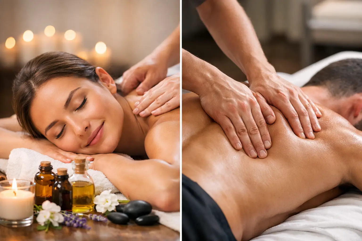 Aromatherapy Massage vs Deep Tissue