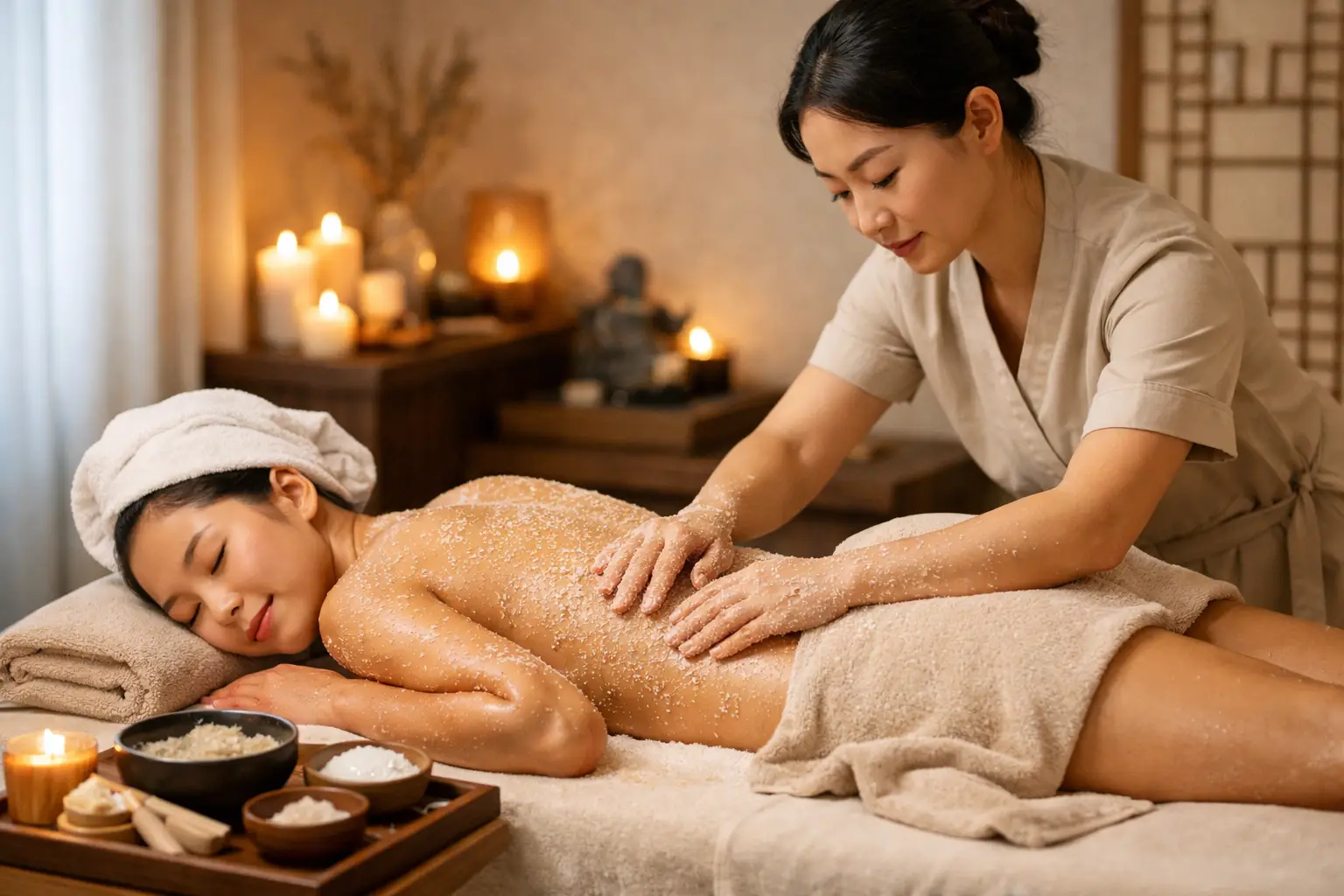 Korean Body Scrub: What It Feels Like