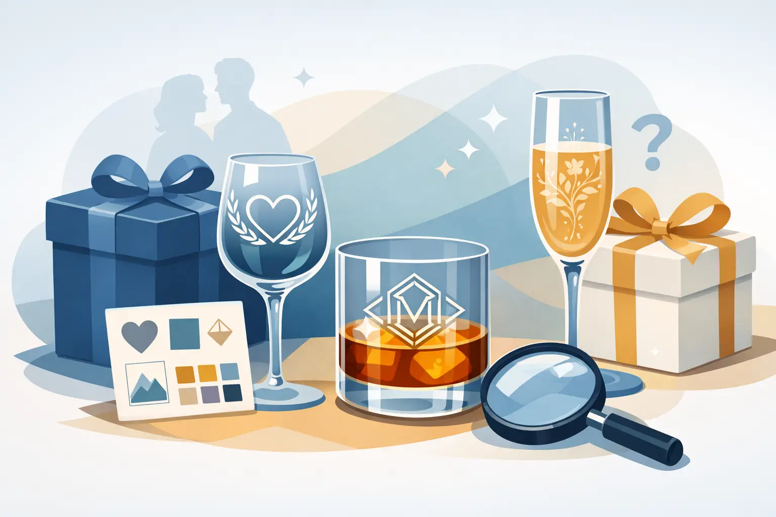 Graverade glas present - så väljer du rätt