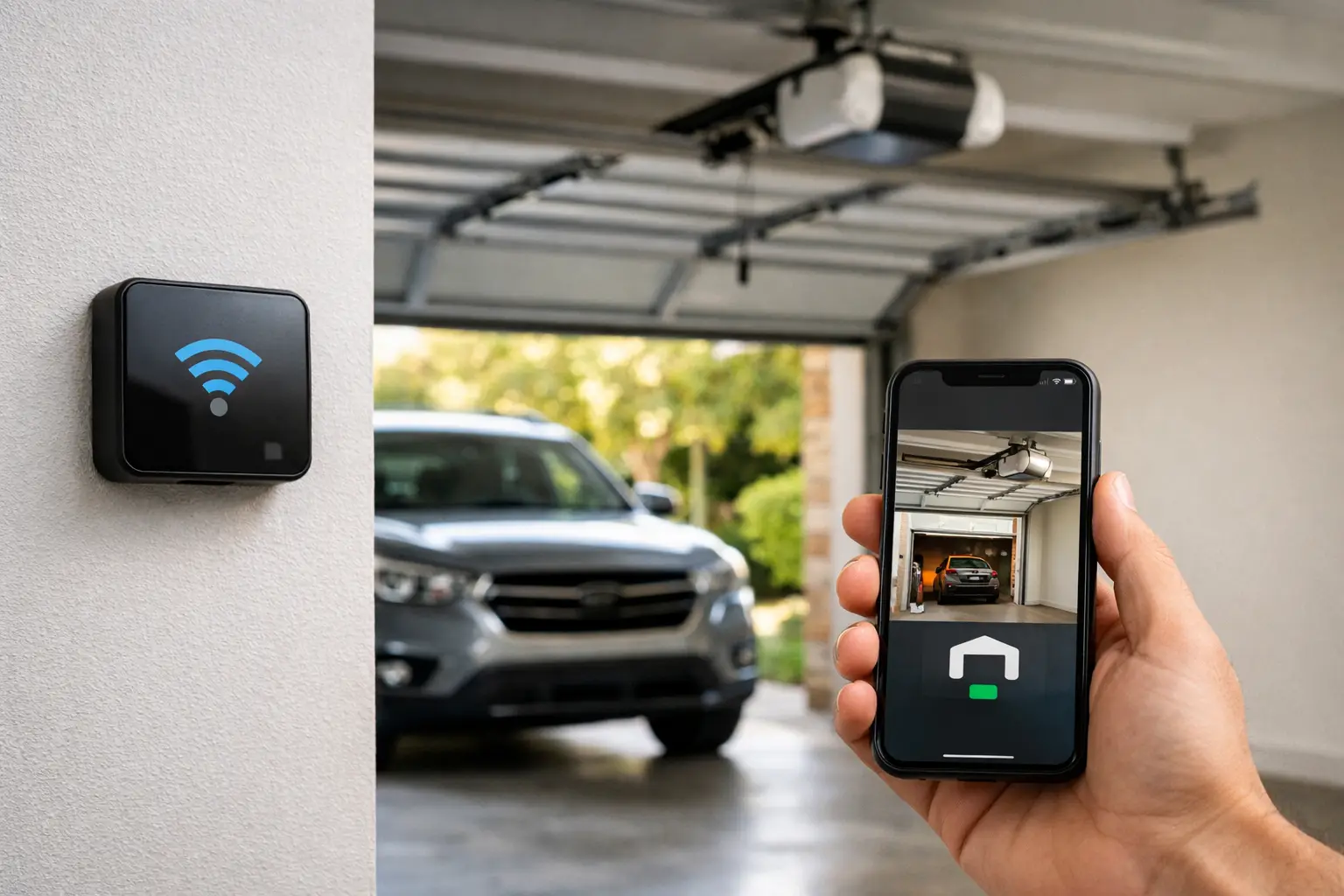Wi-Fi Opener Benefits for Your Garage Door