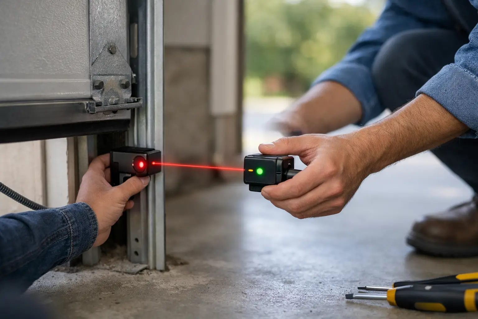 How to Align Garage Sensors Safely