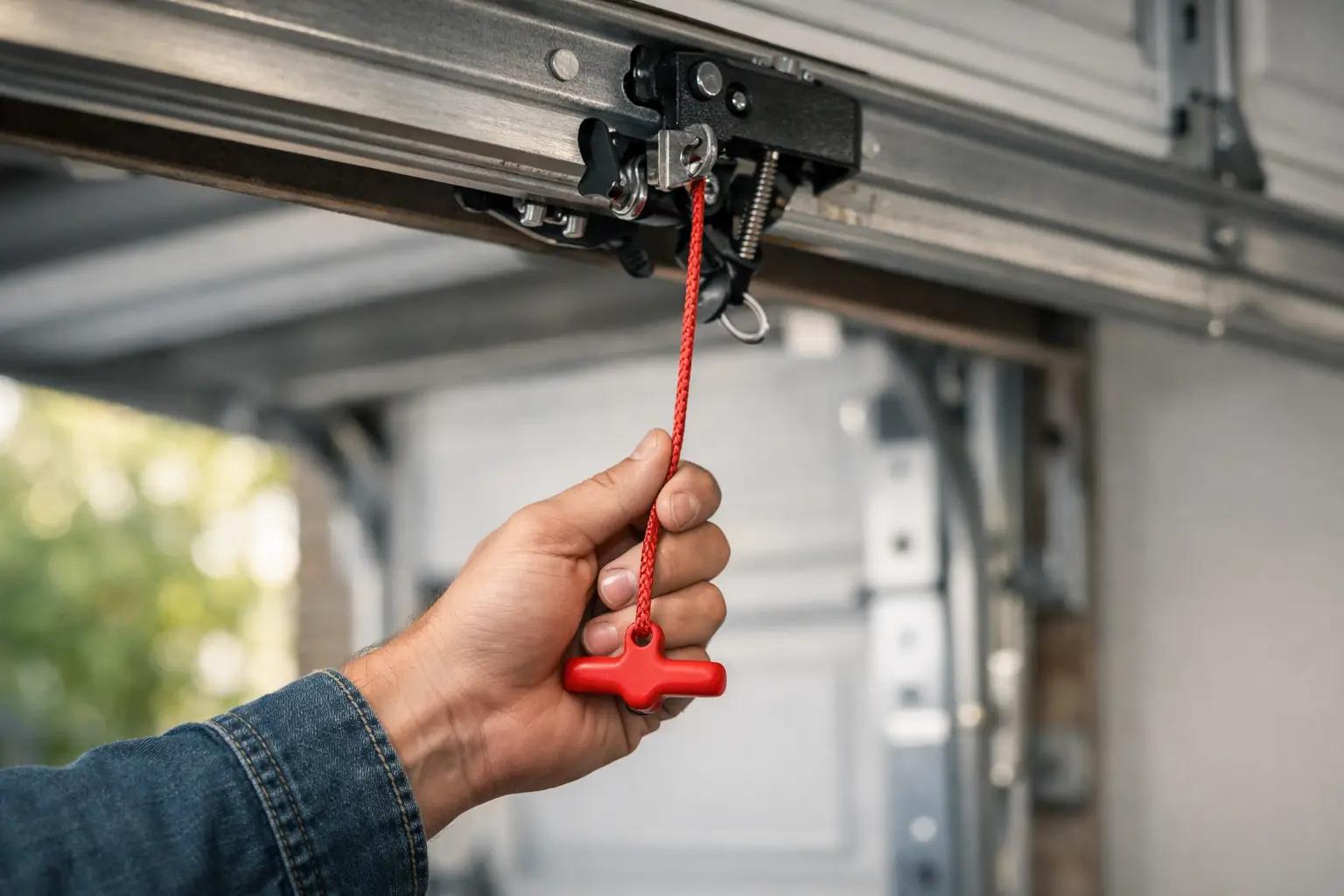 How to Use a Garage Door Emergency Release