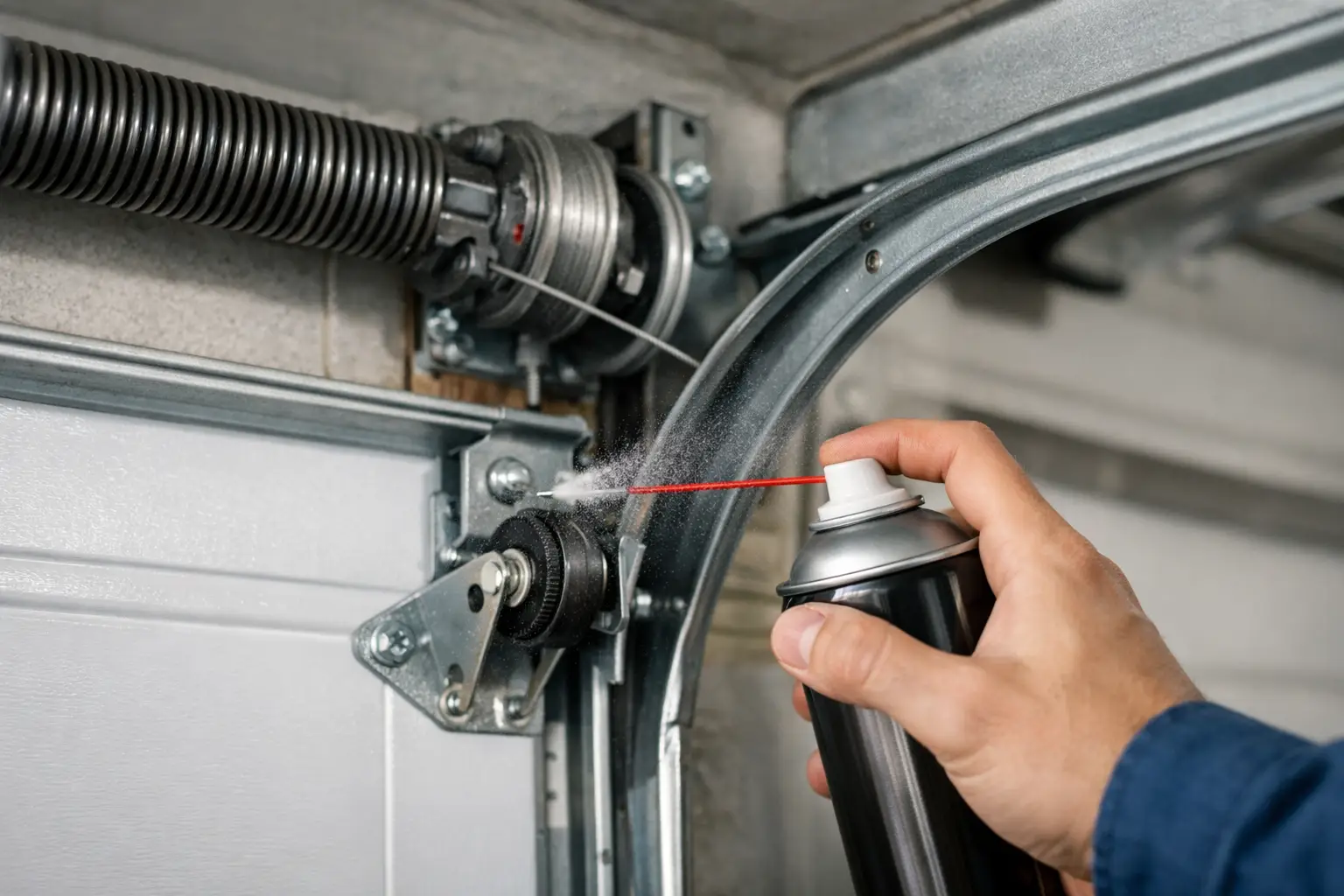 How to Lubricate Garage Door Parts Right