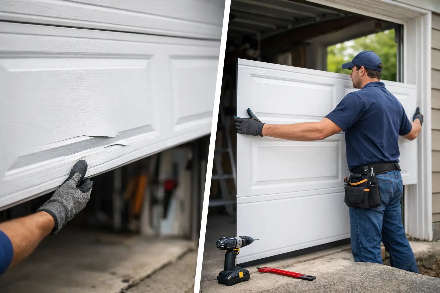 Garage Door Panel Replacement: Repair or Replace?