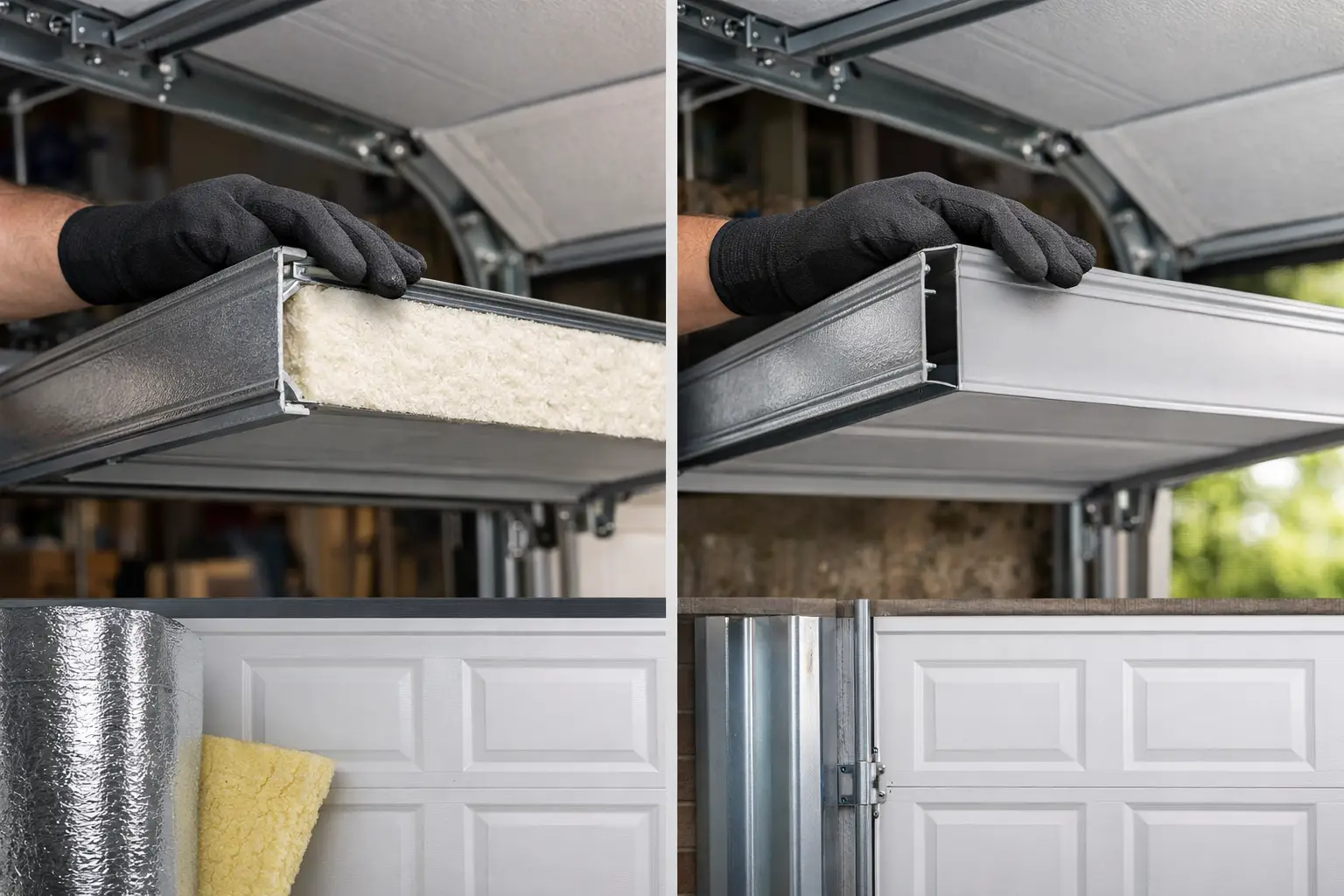 Insulated vs Non Insulated Garage Doors