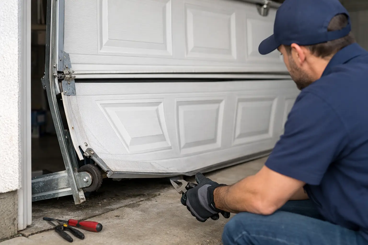 Garage Door Off Track Repair: What to Do