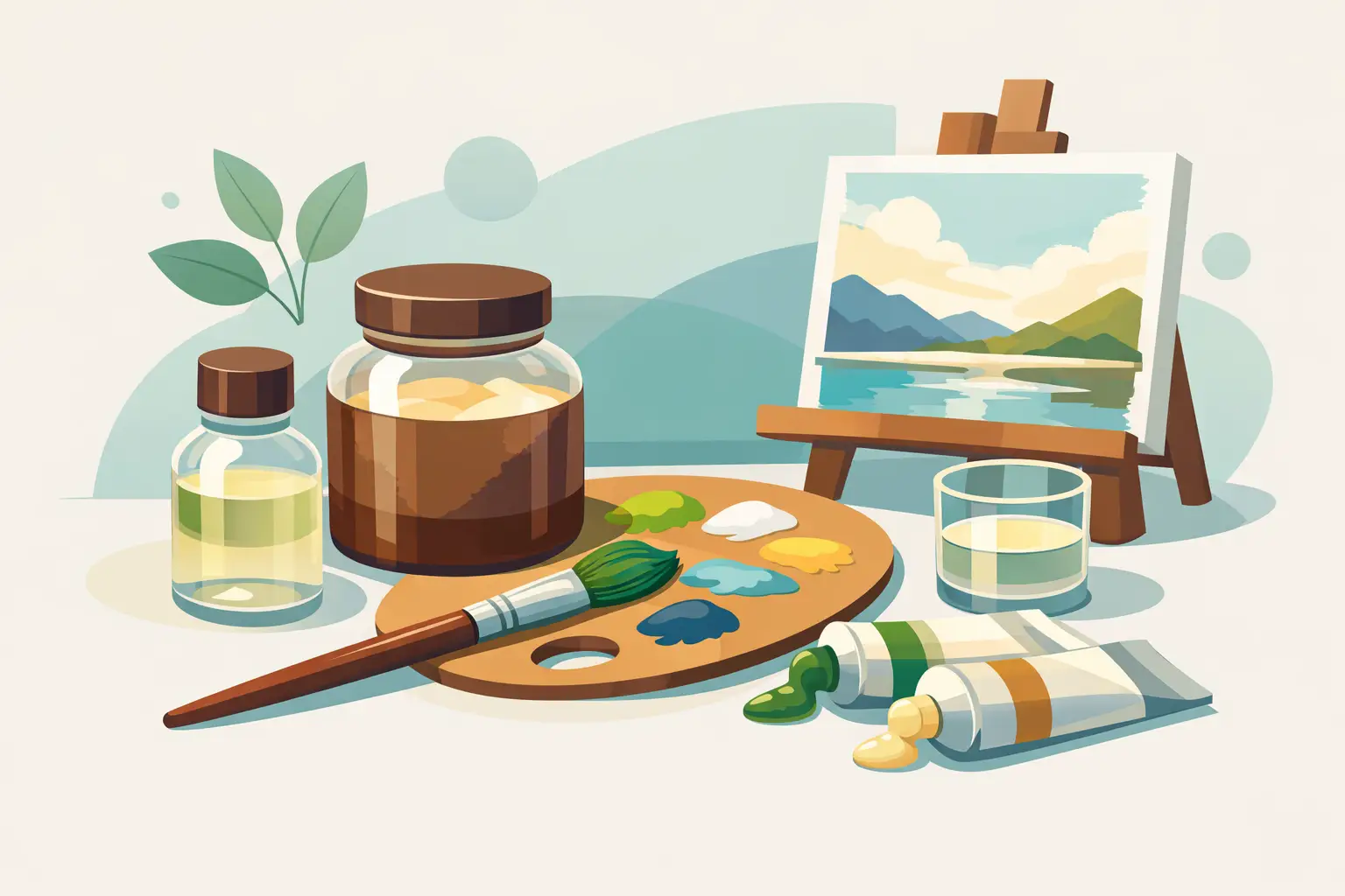 Using a Solvent Free Oil Painting Medium