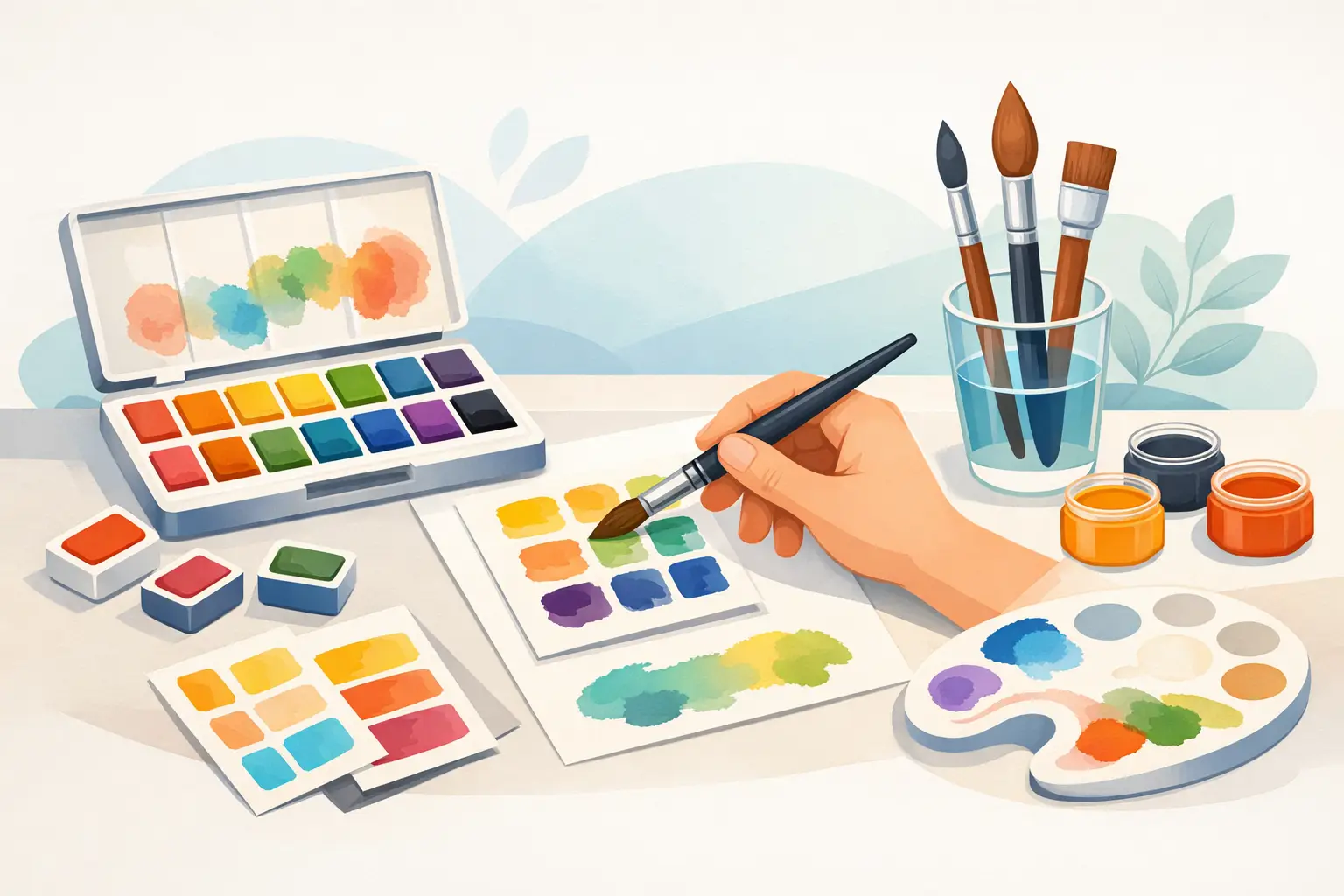 How to Choose Watercolours for Your Palette