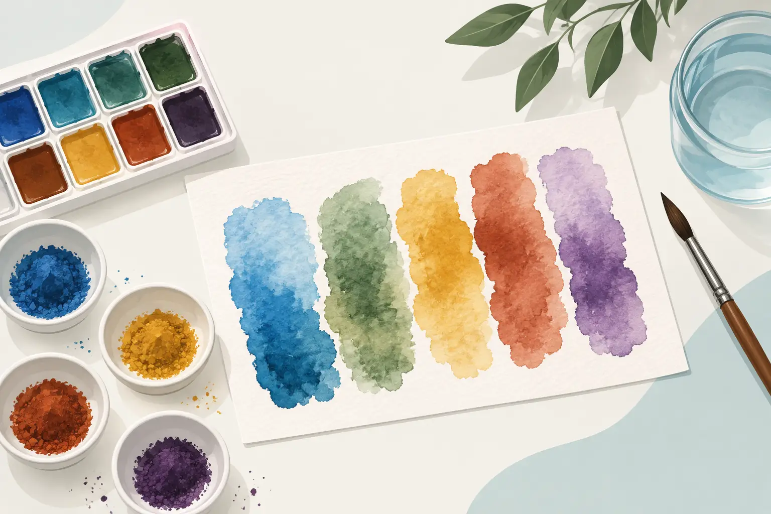 A Guide to Watercolour Staining Pigments