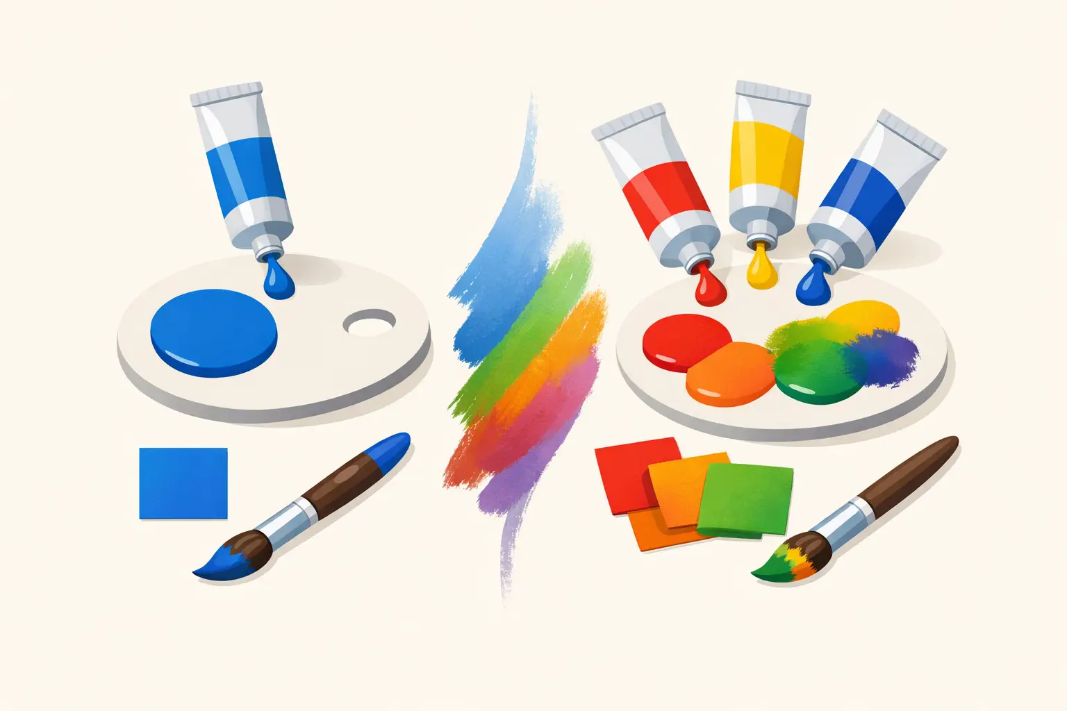 Single Pigment Versus Mixes for Better Painting