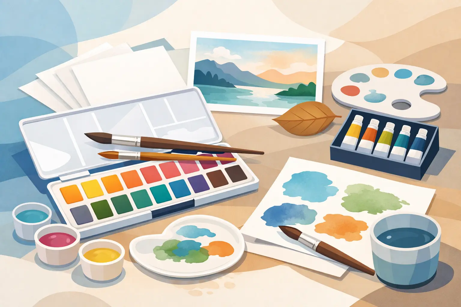 How to Choose Watercolour Paint Sets Well