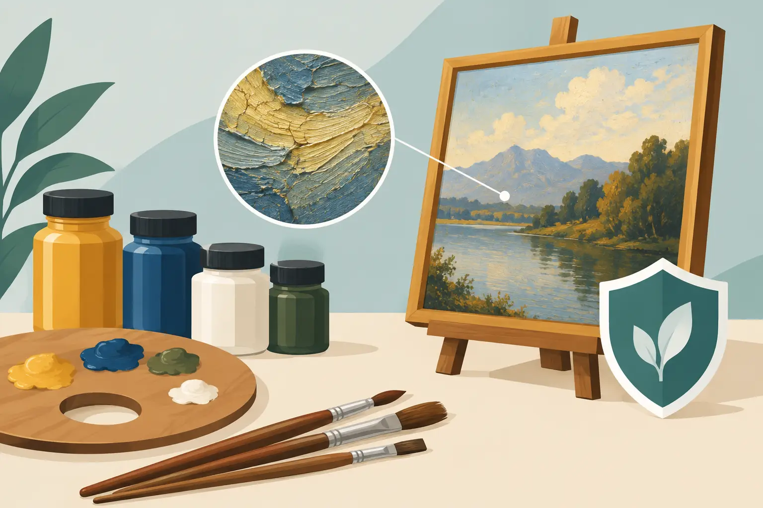 What Makes Paint Archival in a Painting?