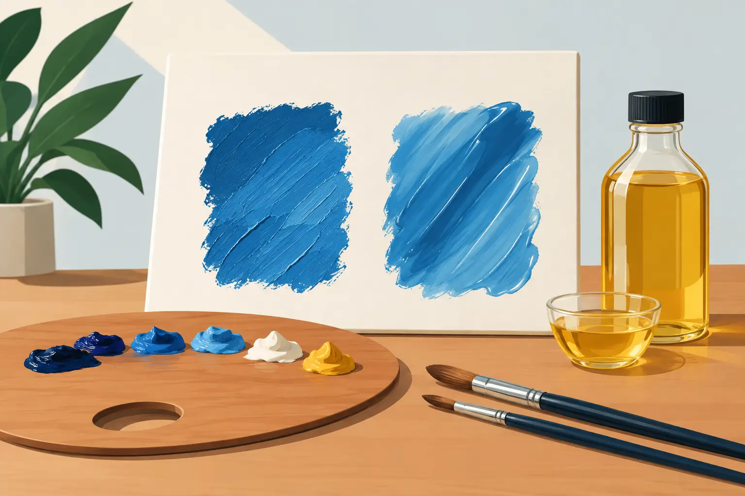 Oil Mediums: How They Change Paint Handling