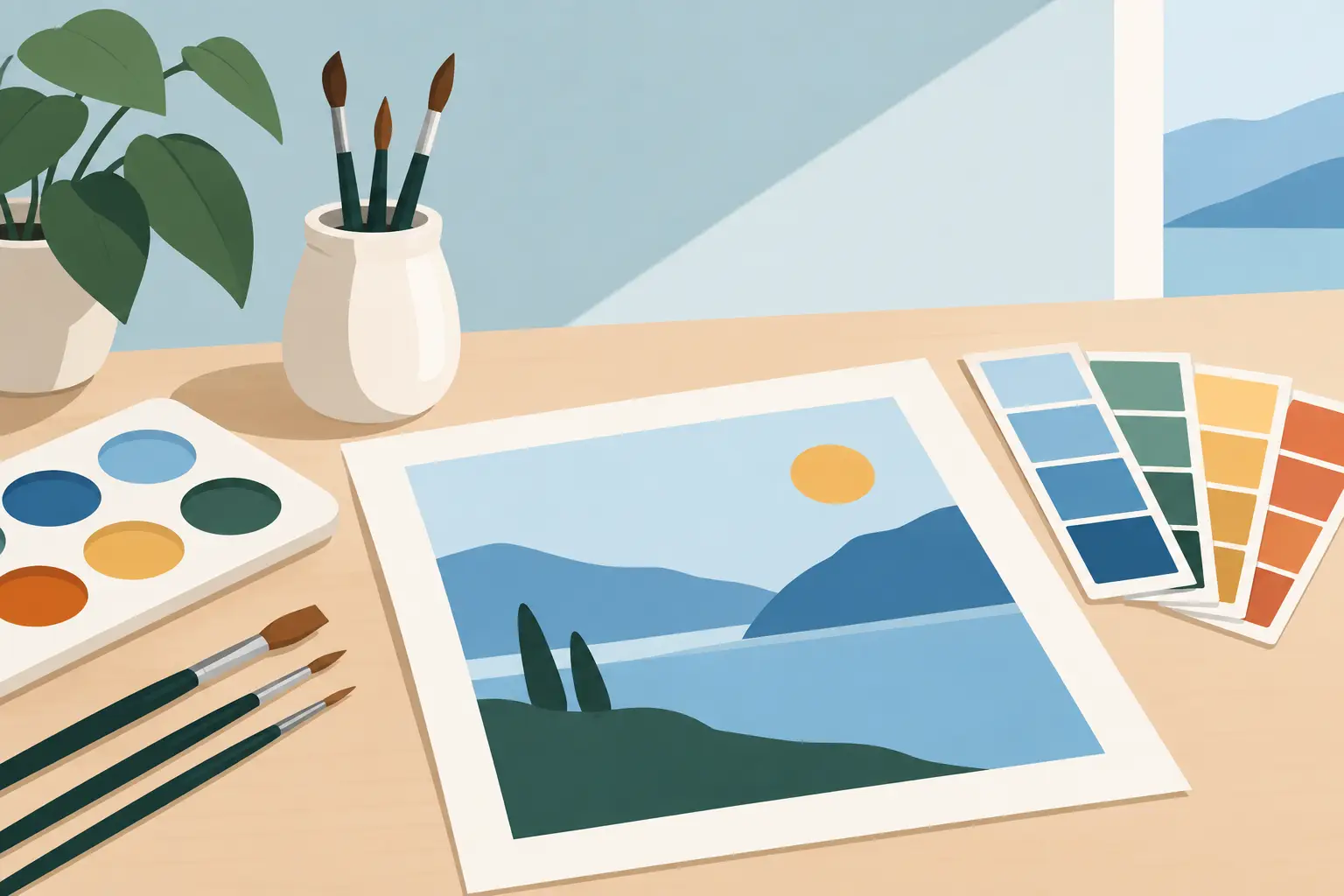 How to Plan a Limited Palette for Clearer Colour