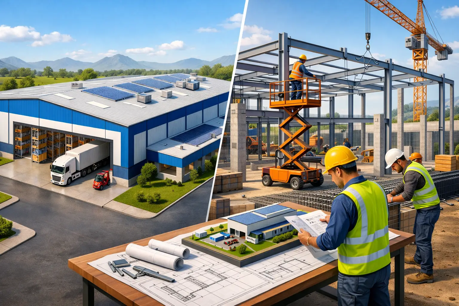 Naves industriales bien planificadas desde el inicio