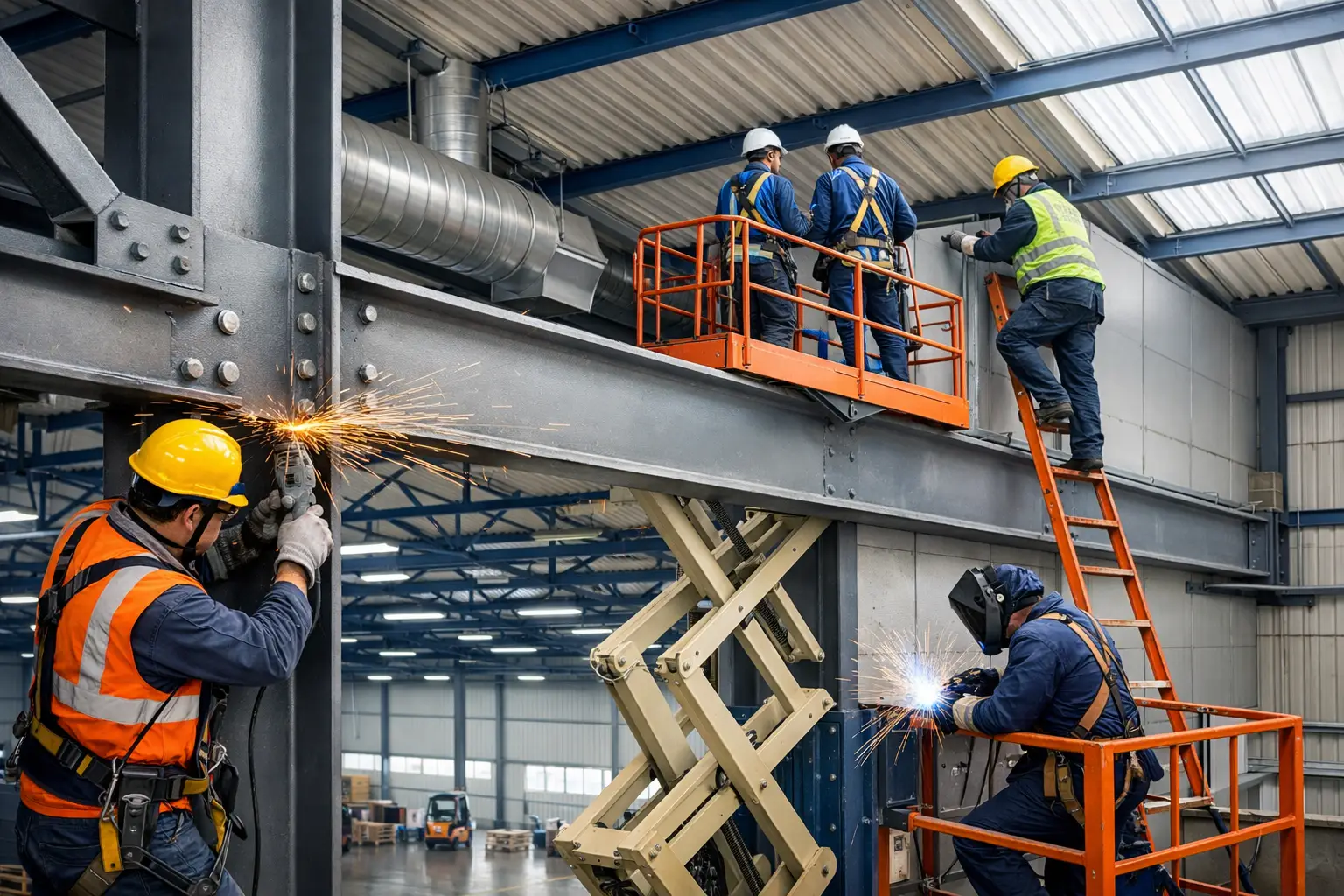 Mantenimiento estructural en naves industriales