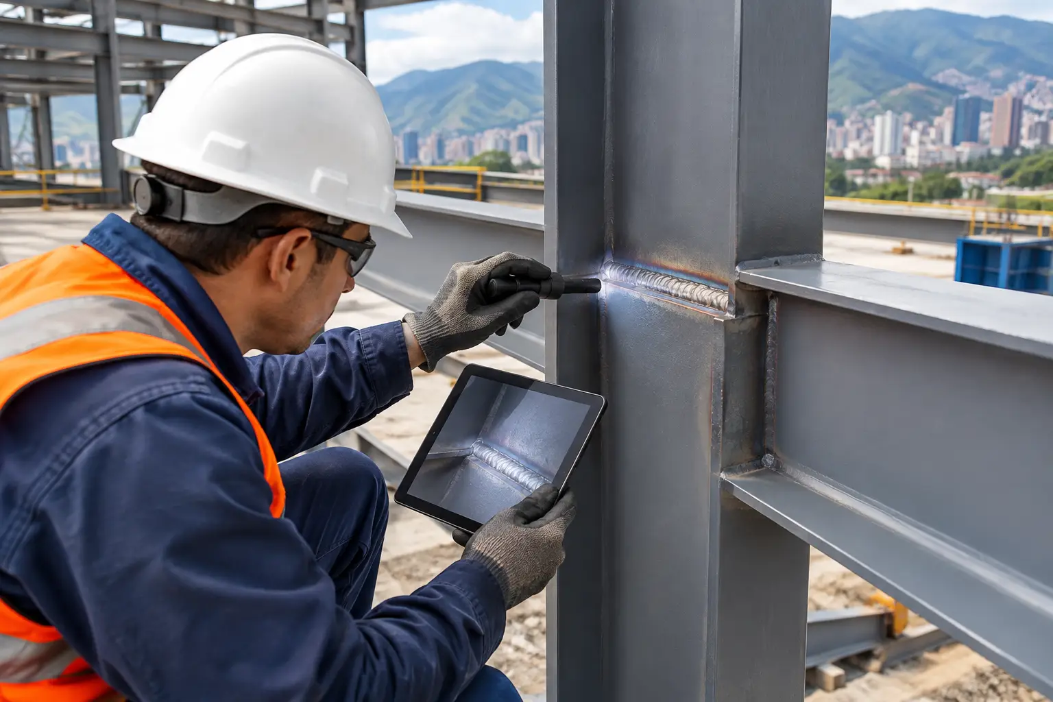 Cómo inspeccionar soldaduras estructurales