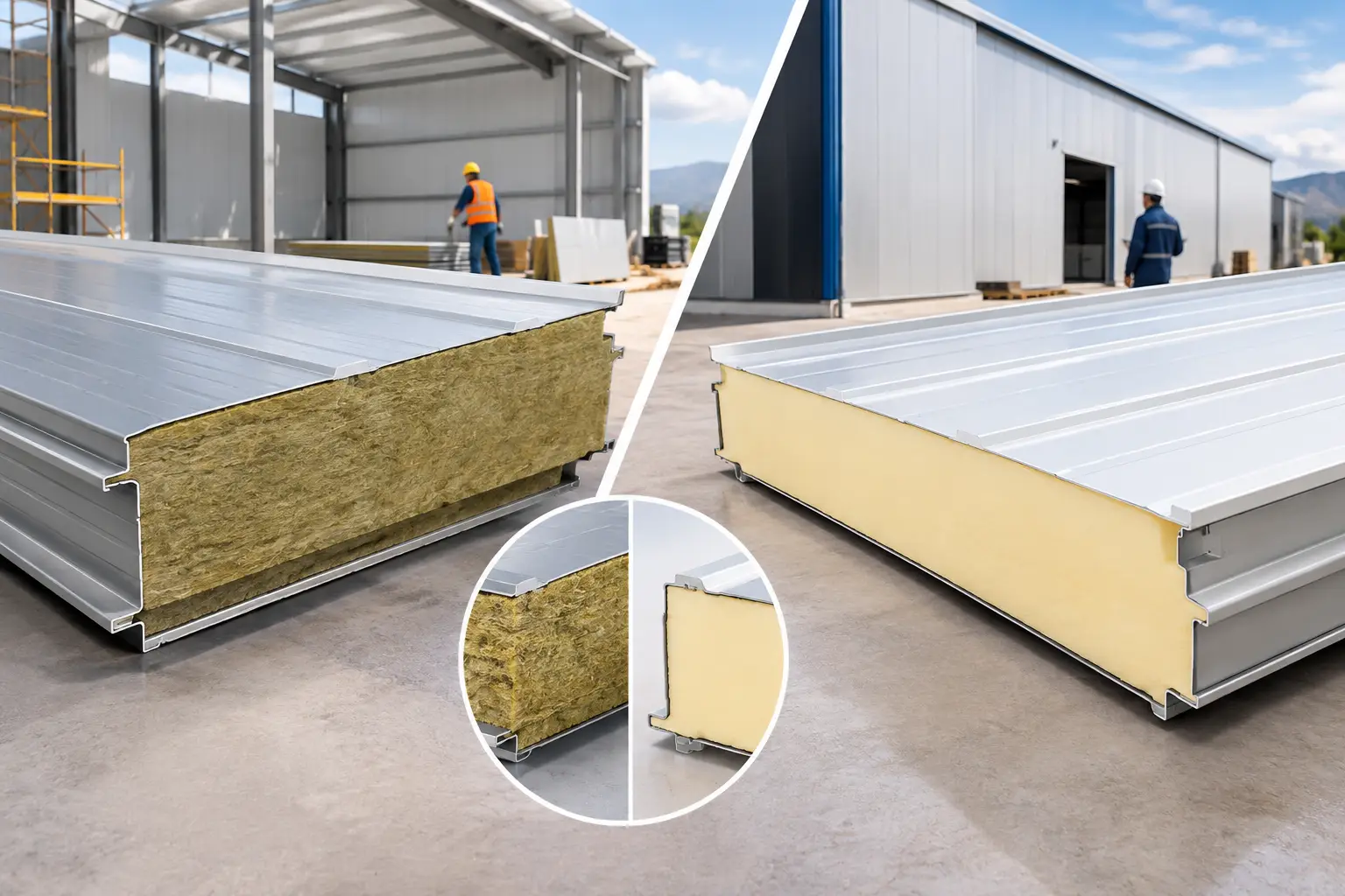 Panel mineral versus poliuretano, cuál elegir
